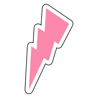 Thunder Sticker (Pink)